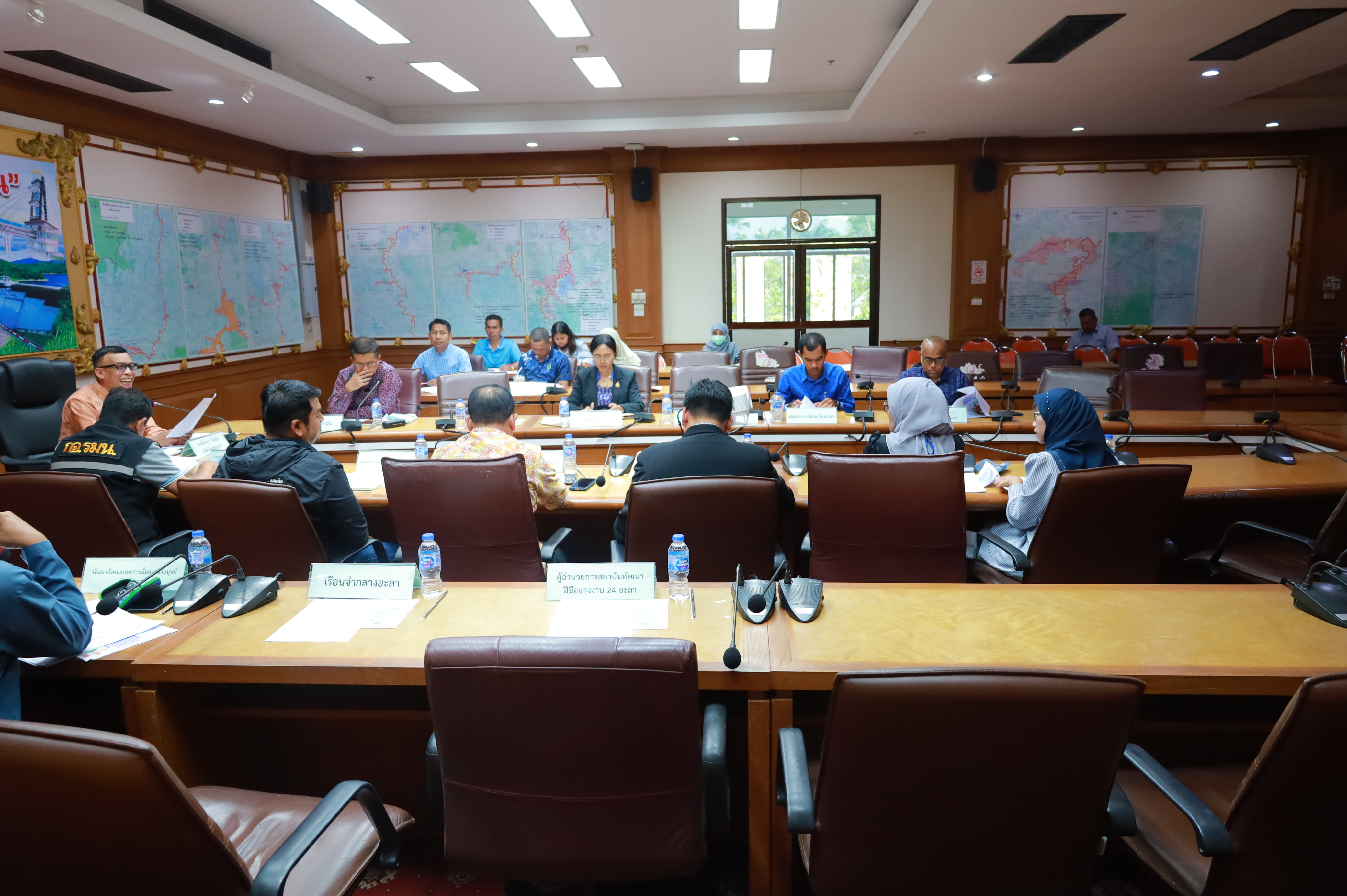 พช.ยะลา ร่วมประชุมคณะกรรมการบริหารความร่วมมือของประชาชนในการสร้างเครือข่ายความร่วมมือในการป้องกันและปราบปรามยาเสพติดของชุมชนในพื้นที่จังหวัดยะลา