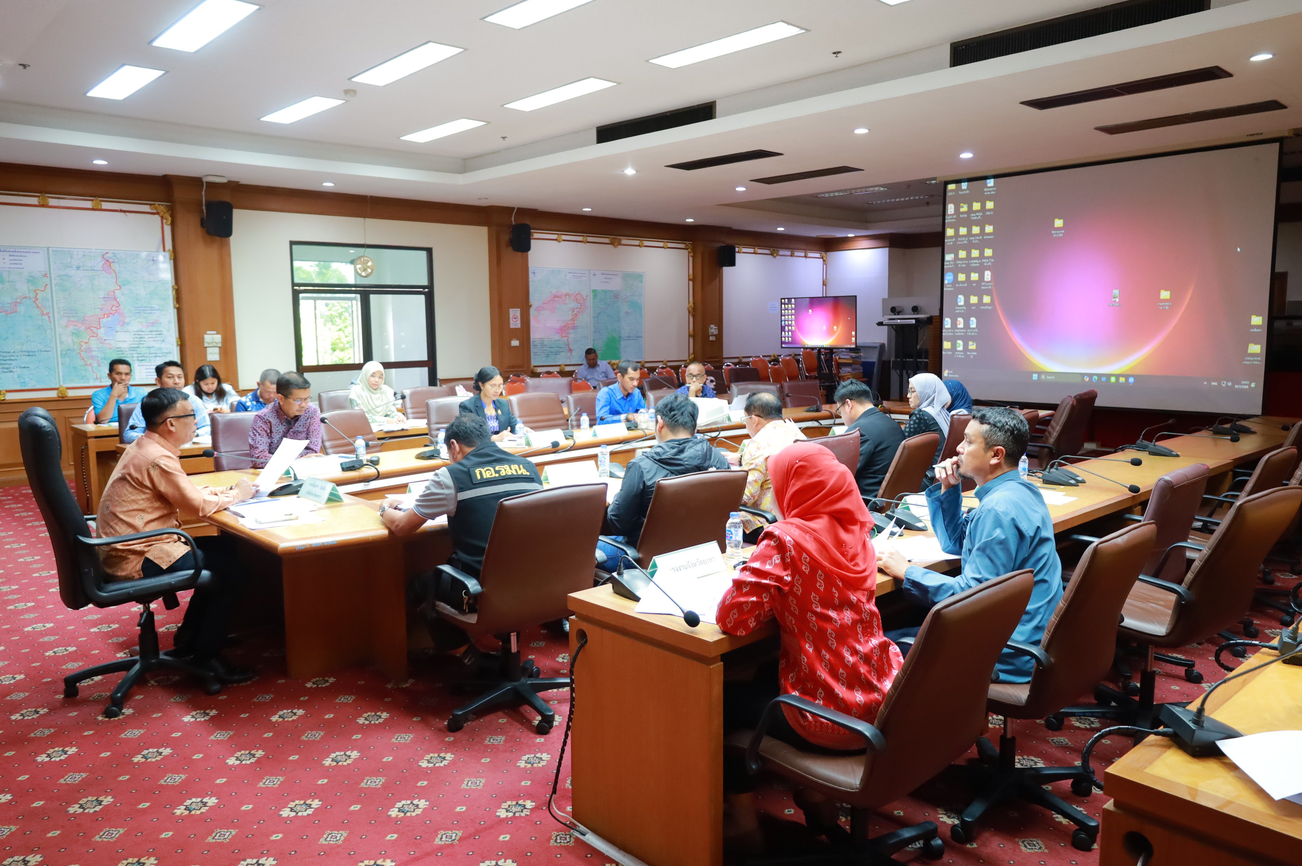 พช.ยะลา ร่วมประชุมคณะกรรมการบริหารความร่วมมือของประชาชนในการสร้างเครือข่ายความร่วมมือในการป้องกันและปราบปรามยาเสพติดของชุมชนในพื้นที่จังหวัดยะลา