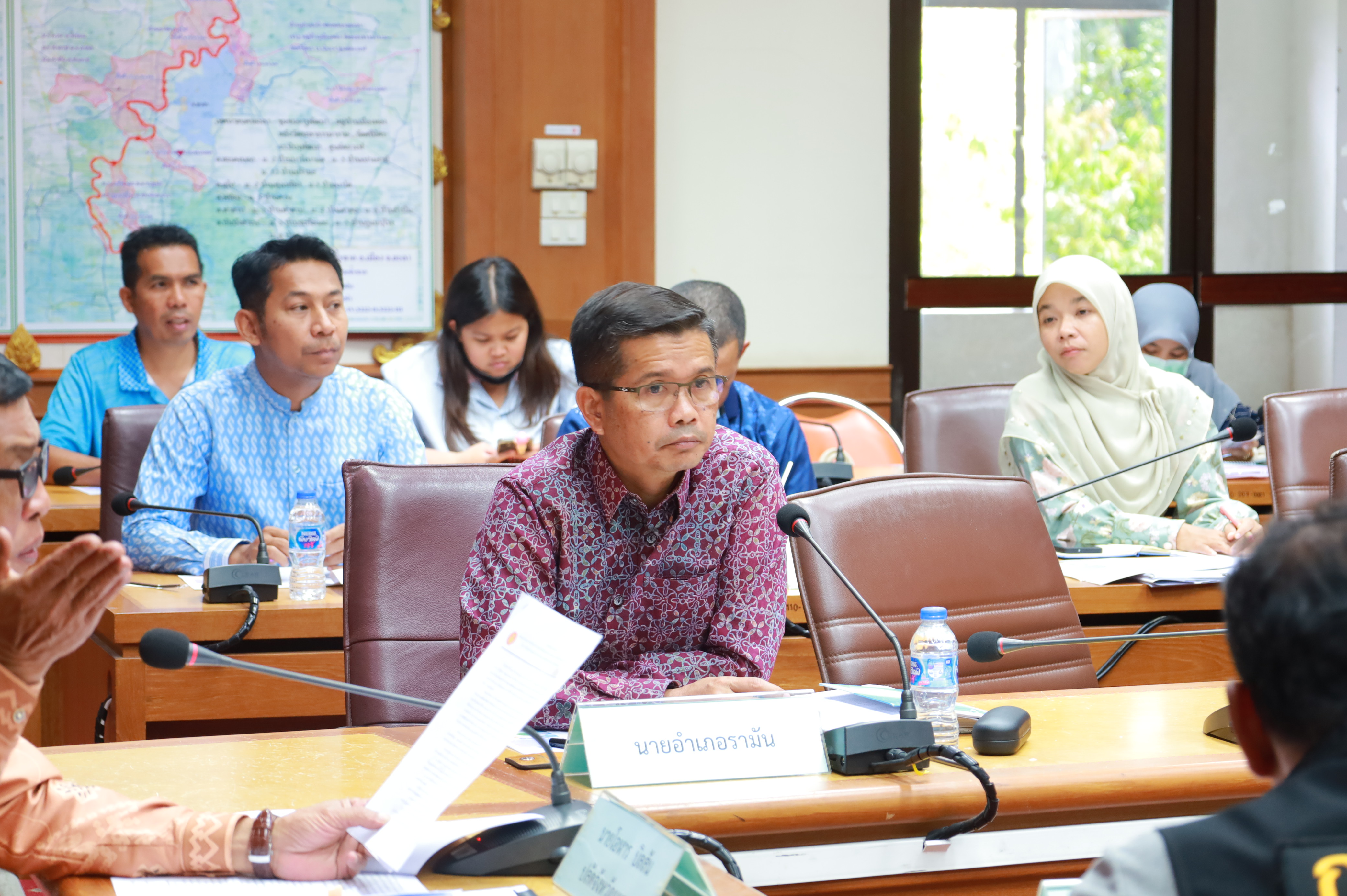 พช.ยะลา ร่วมประชุมคณะกรรมการบริหารความร่วมมือของประชาชนในการสร้างเครือข่ายความร่วมมือในการป้องกันและปราบปรามยาเสพติดของชุมชนในพื้นที่จังหวัดยะลา