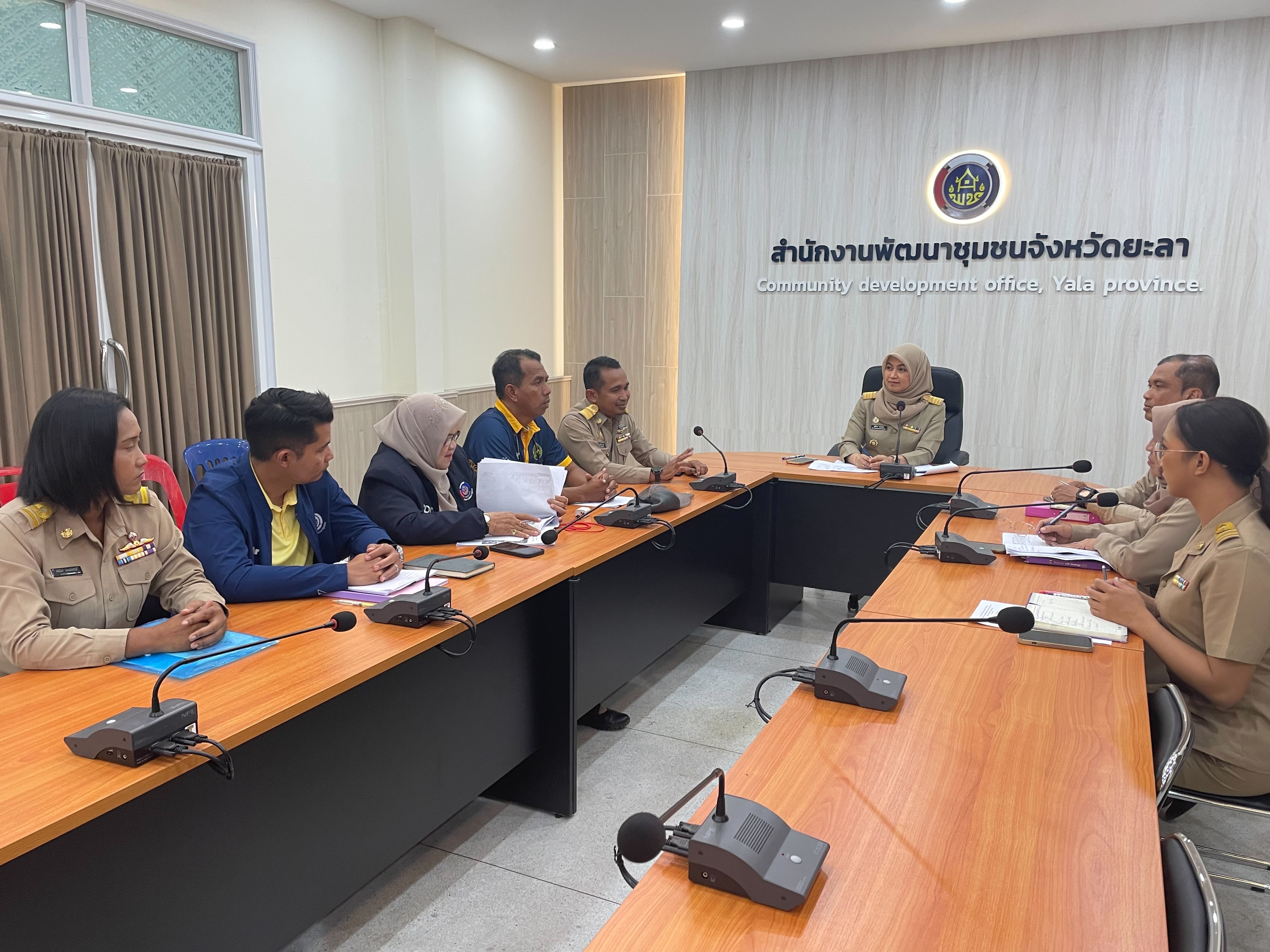 พช.ยะลา ประชุมติตามการขับเคลื่อนโครงการปอเนาะสานใจฯ สู่การพัฒนา ผ่านระบบอิเล็กทรอนิกส์ Cisco  Webex Meeting