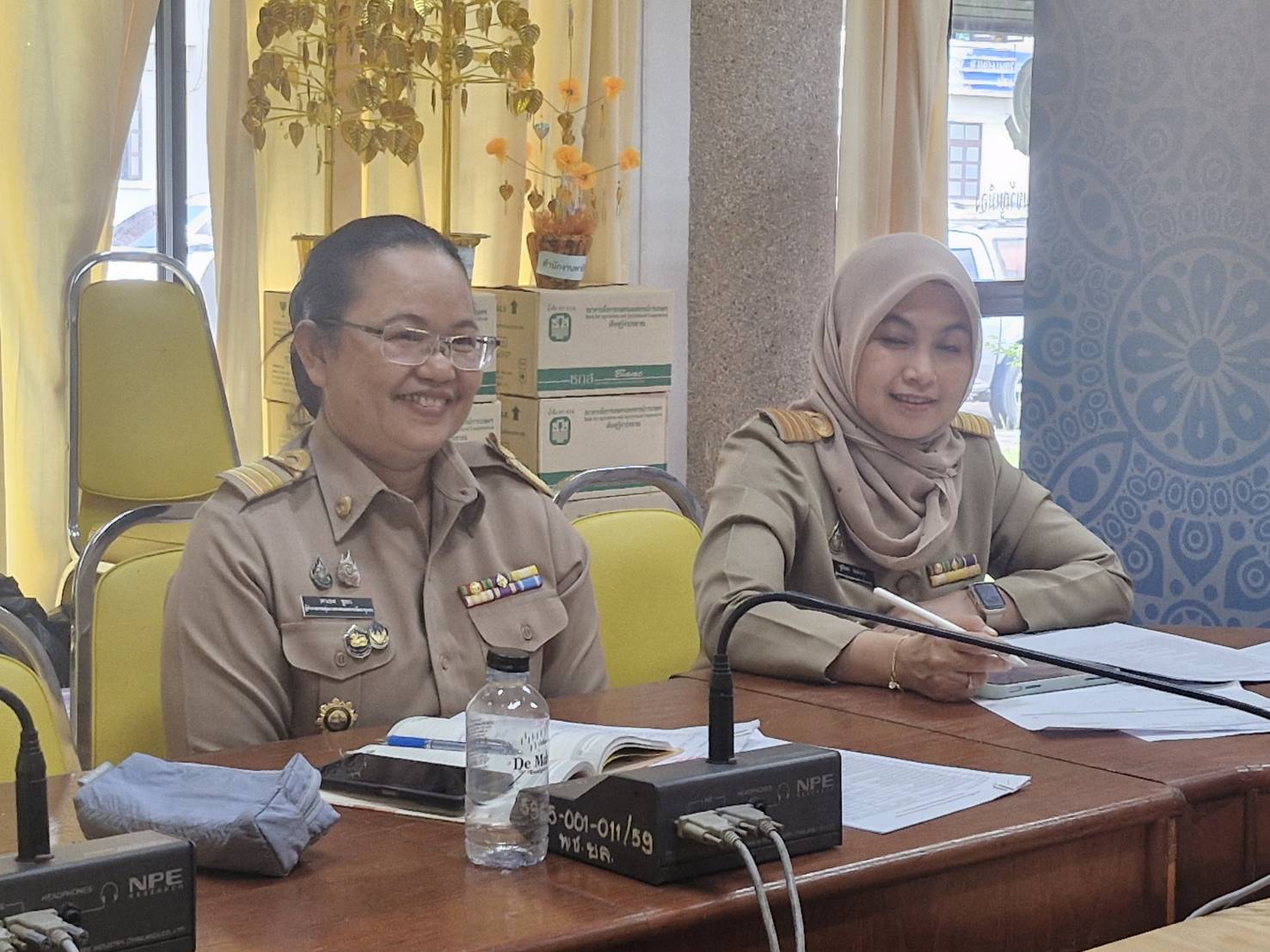 พช.ยะลา  ประชุมหารือผู้อำนวยการกลุ่มงาน สำนักงานพัฒนาชุมชนจังหวัดยะลา
