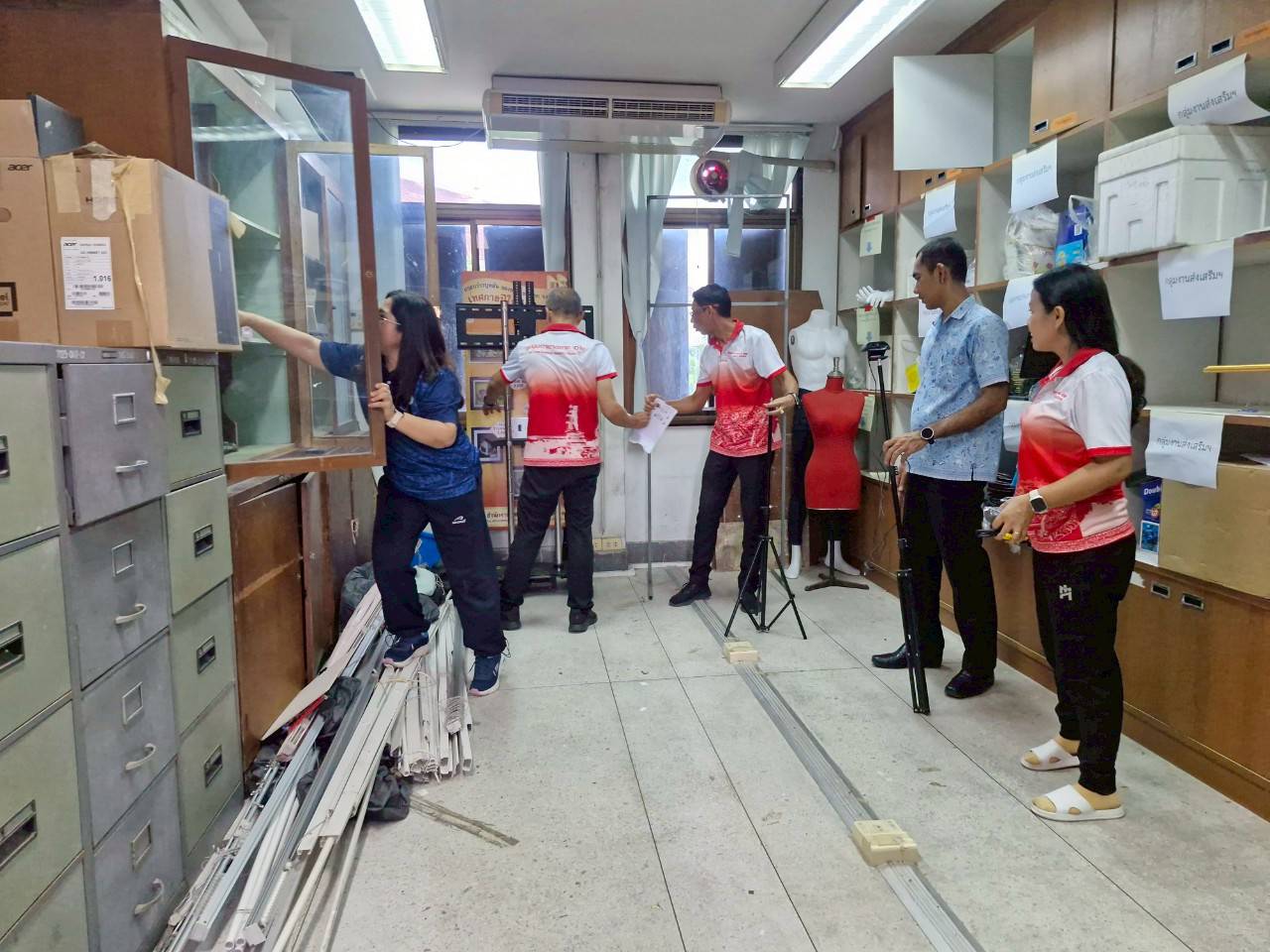 พช.ยะลา ขับเคลื่อนกิจกรรม 5 ส จัดระเบียบความเรียบร้อยสำนักงาน ภายใต้โครงการพัฒนาชุมชนใสสะอาด