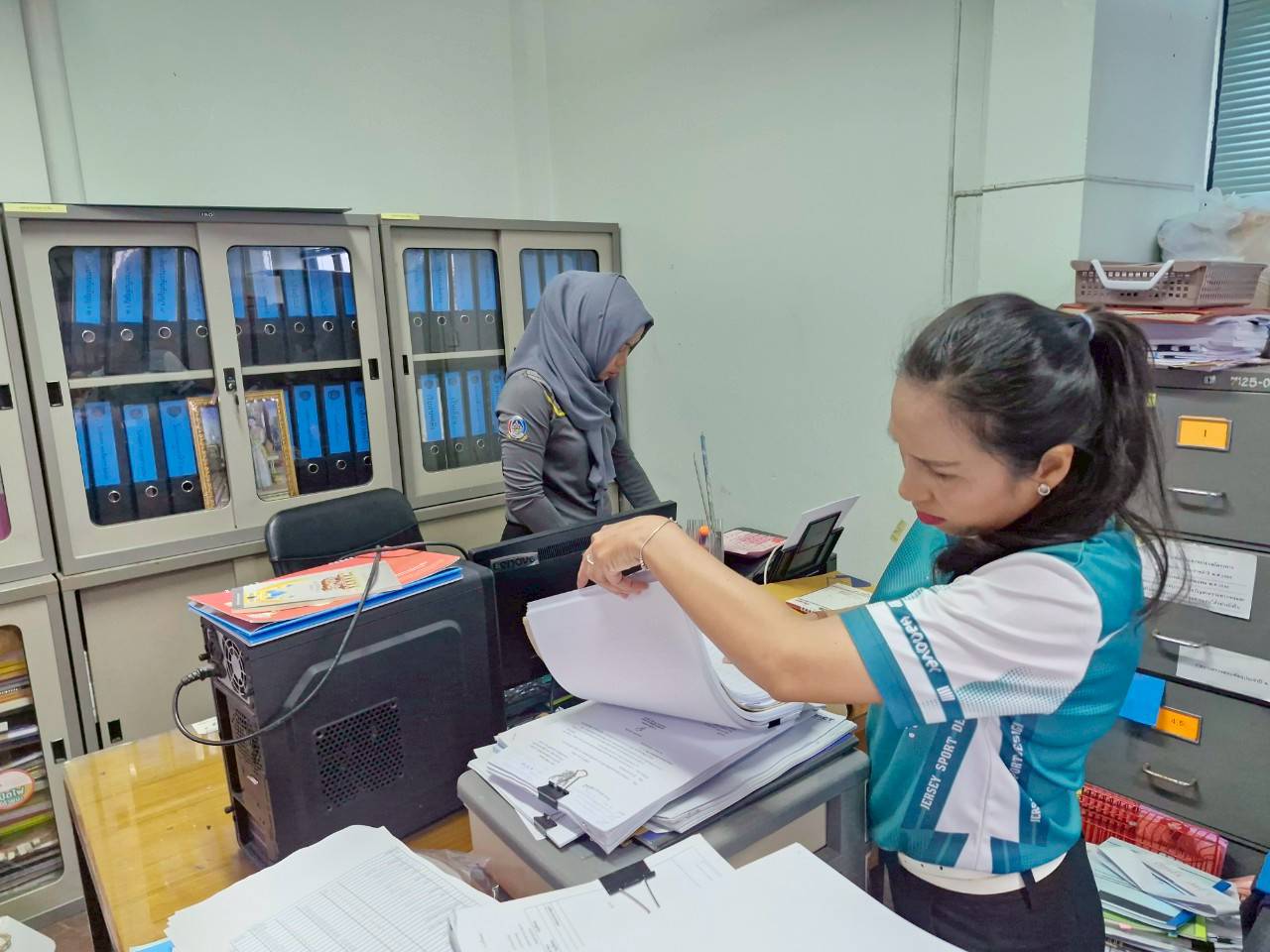พช.ยะลา ขับเคลื่อนกิจกรรม 5 ส จัดระเบียบความเรียบร้อยสำนักงาน ภายใต้โครงการพัฒนาชุมชนใสสะอาด