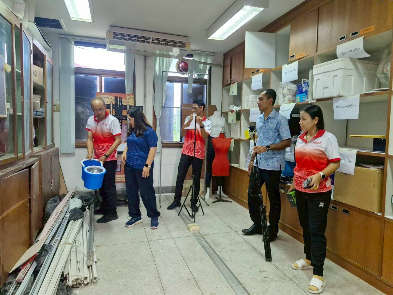 พช.ยะลา ขับเคลื่อนกิจกรรม 5 ส จัดระเบียบความเรียบร้อยสำนักงาน ภายใต้โครงการพัฒนาชุมชนใสสะอาด