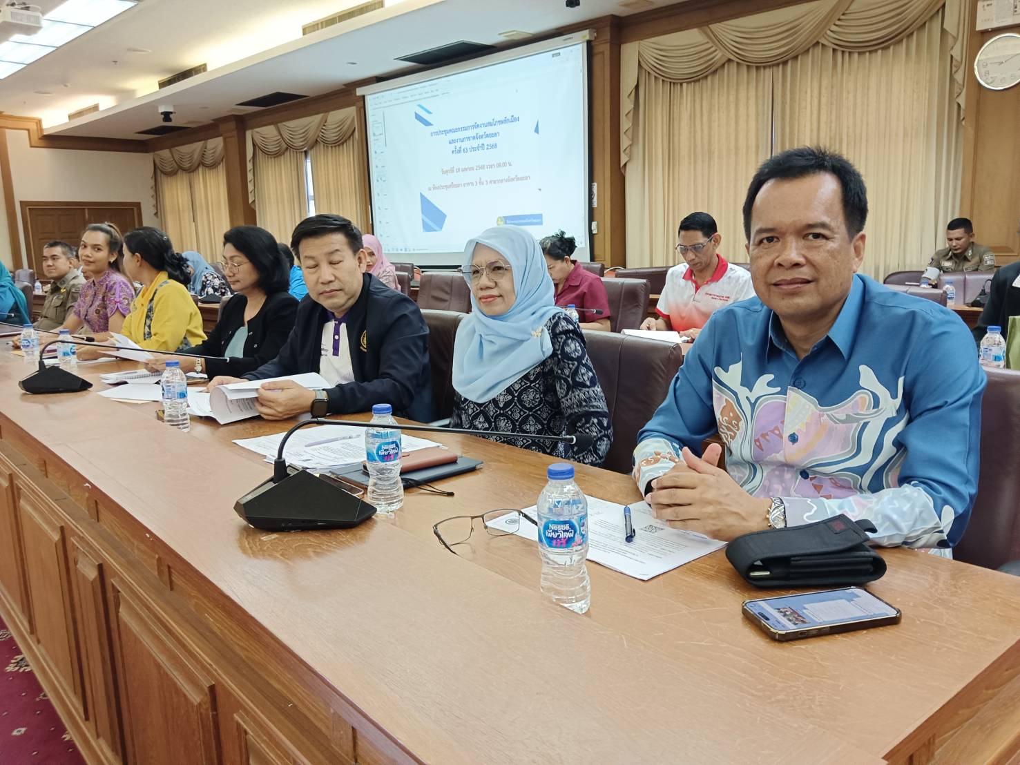 พช.ยะลา ประชุมคณะกรรมการจัดงานสมโภชหลักเมืองและงานกาชาดจังหวัดยะลา ครั้งที่ 63 