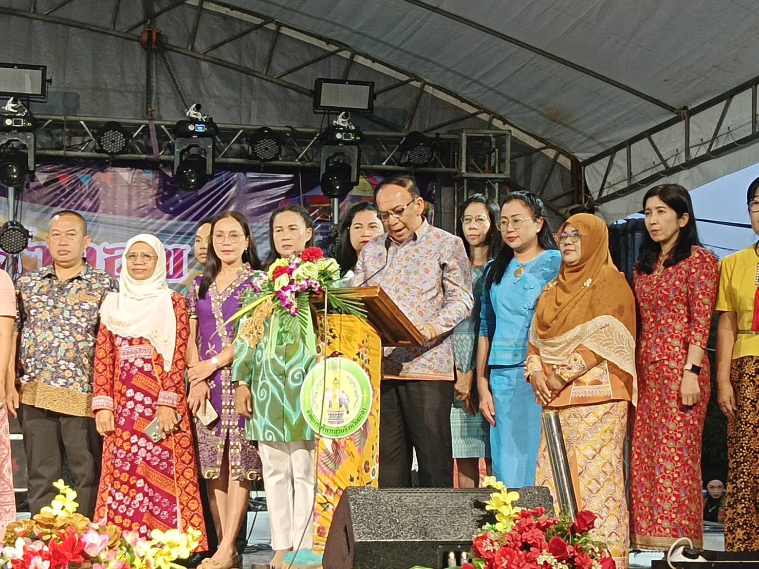 พช.ยะลา ร่วมพิธีเปิดโครงการลานวัฒนธรรมสร้างสุข จังหวัดยะลา ประจำปีงบประมาณ พ.ศ. 2568 