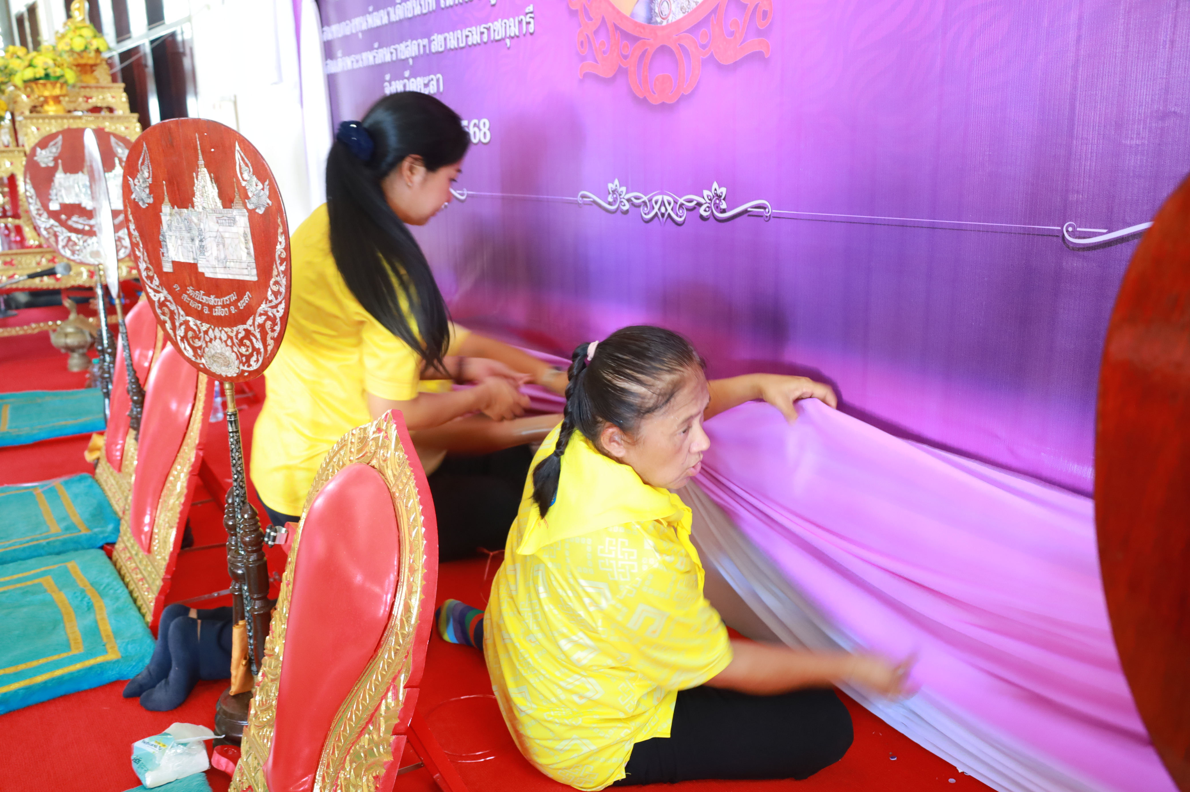 พช.ยะลา จัดกิจกรรมจิตอาสา จัดสถานที่และพัฒนาบริเวณวัดนิโรธสังฆาราม (วัดหัวควน)