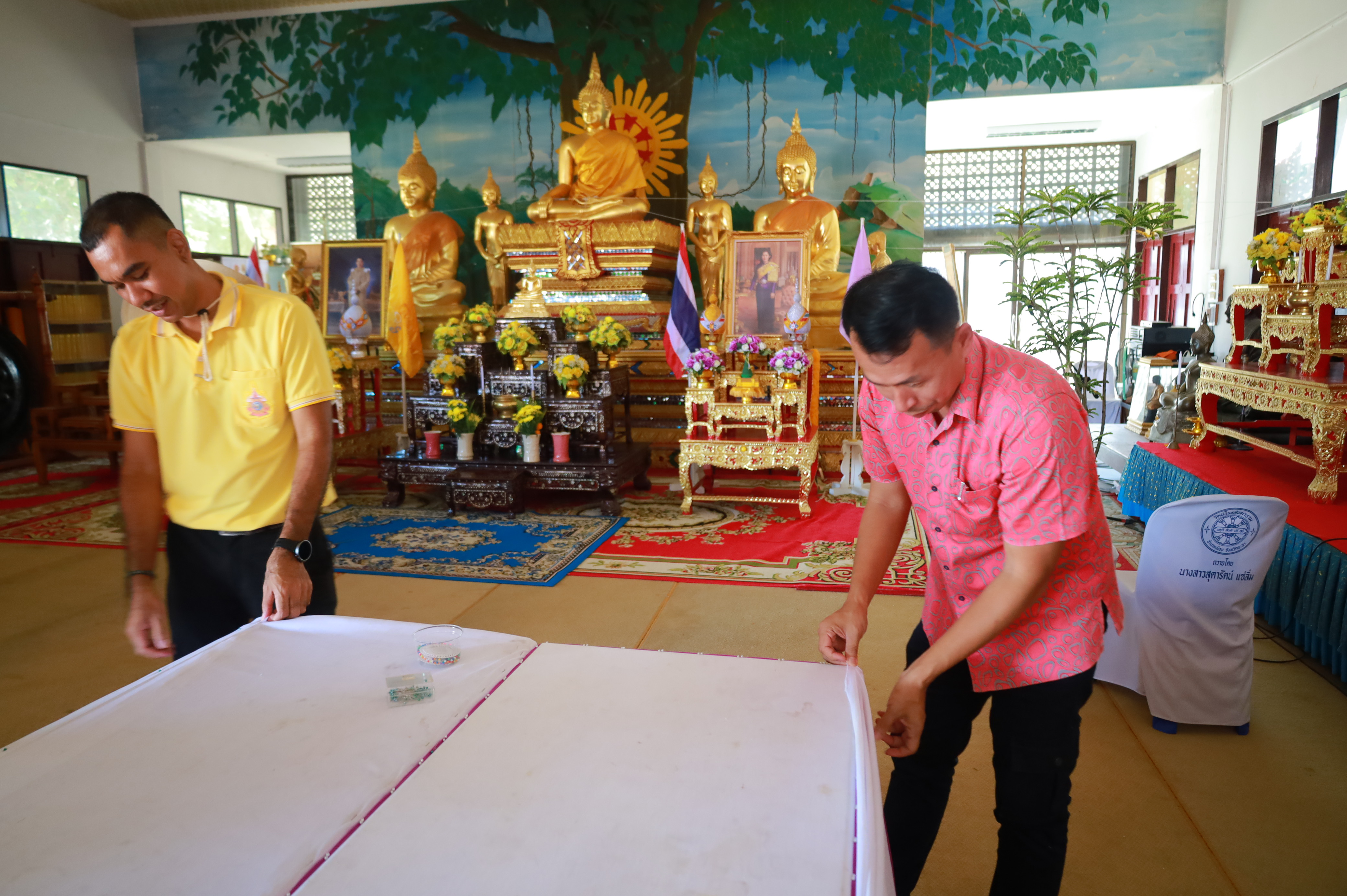 พช.ยะลา จัดกิจกรรมจิตอาสา จัดสถานที่และพัฒนาบริเวณวัดนิโรธสังฆาราม (วัดหัวควน)