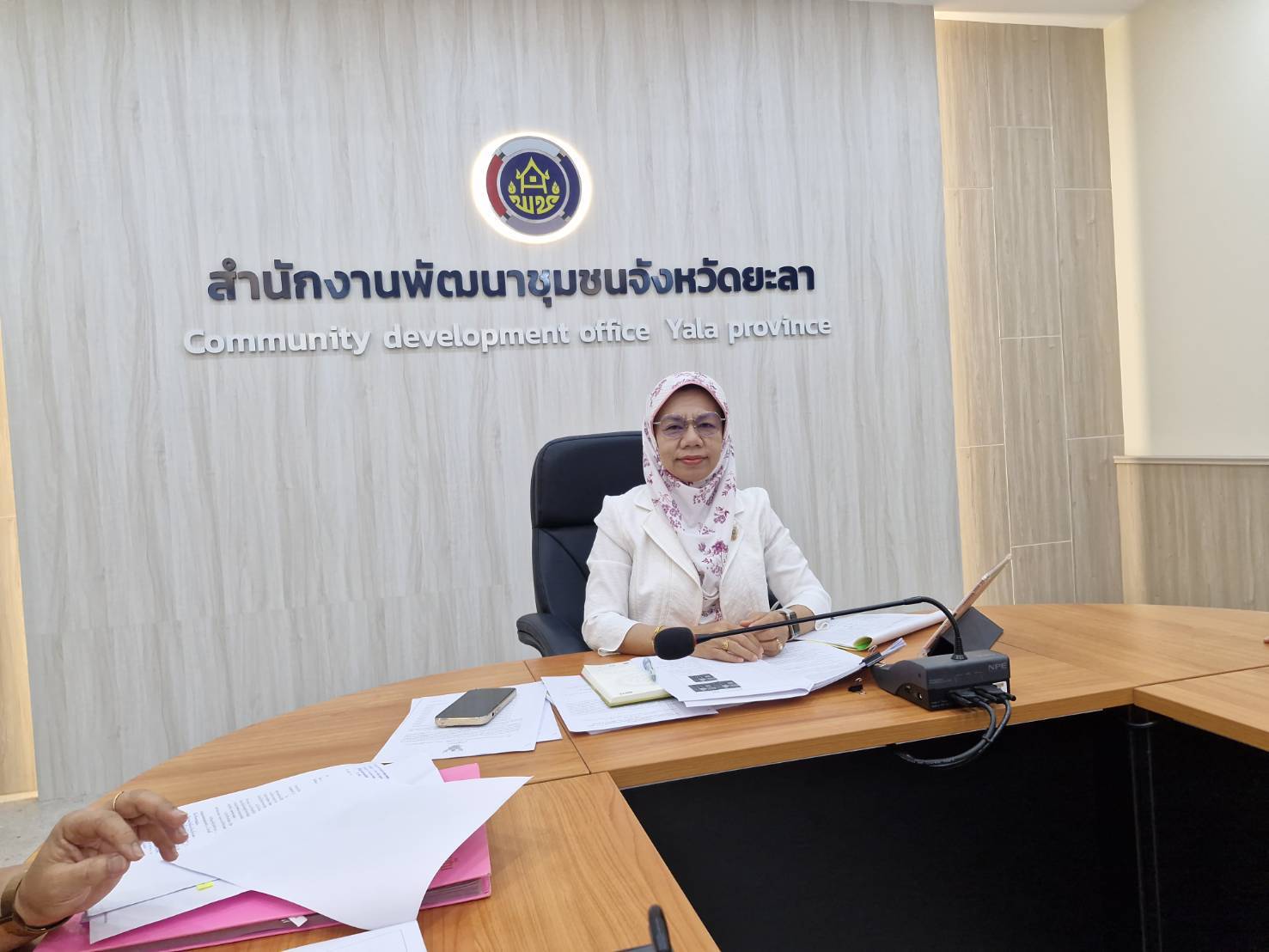 พช.ยะลา  ประชุมผู้บริหาร ผู้อำนวยการกลุ่มงาน สำนักงานพัฒนาชุมชนจังหวัดยะลา