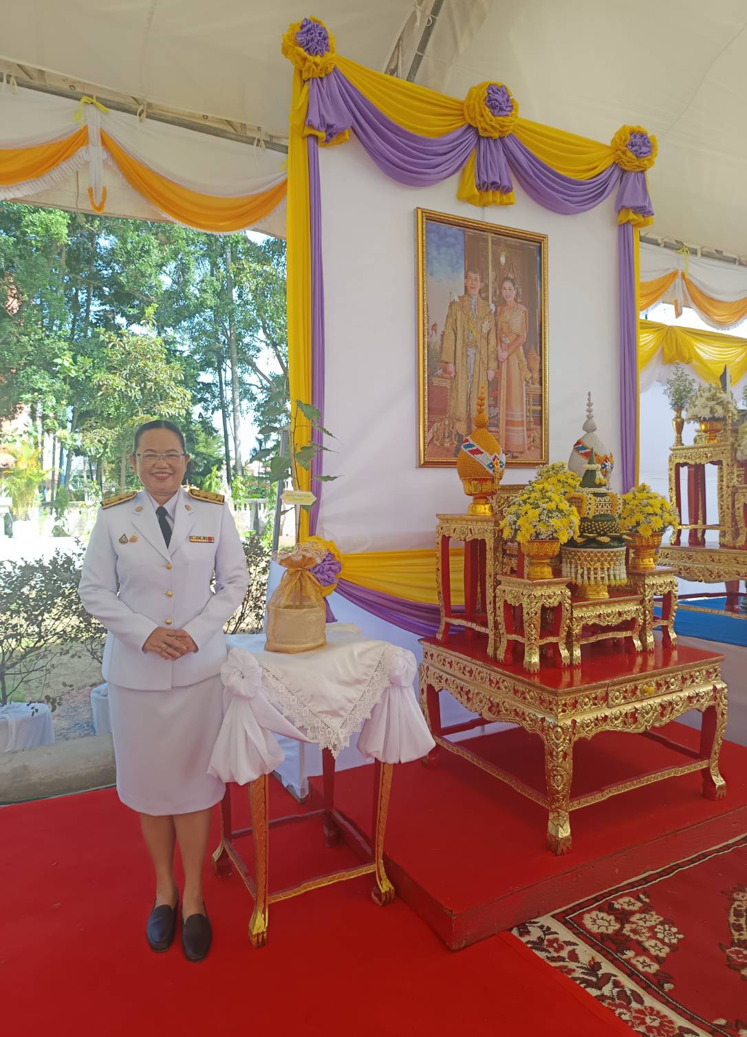 พช.ยะลา ร่วมพิธีปลูกพระศรีมหาโพธิทศมราชบพิตร