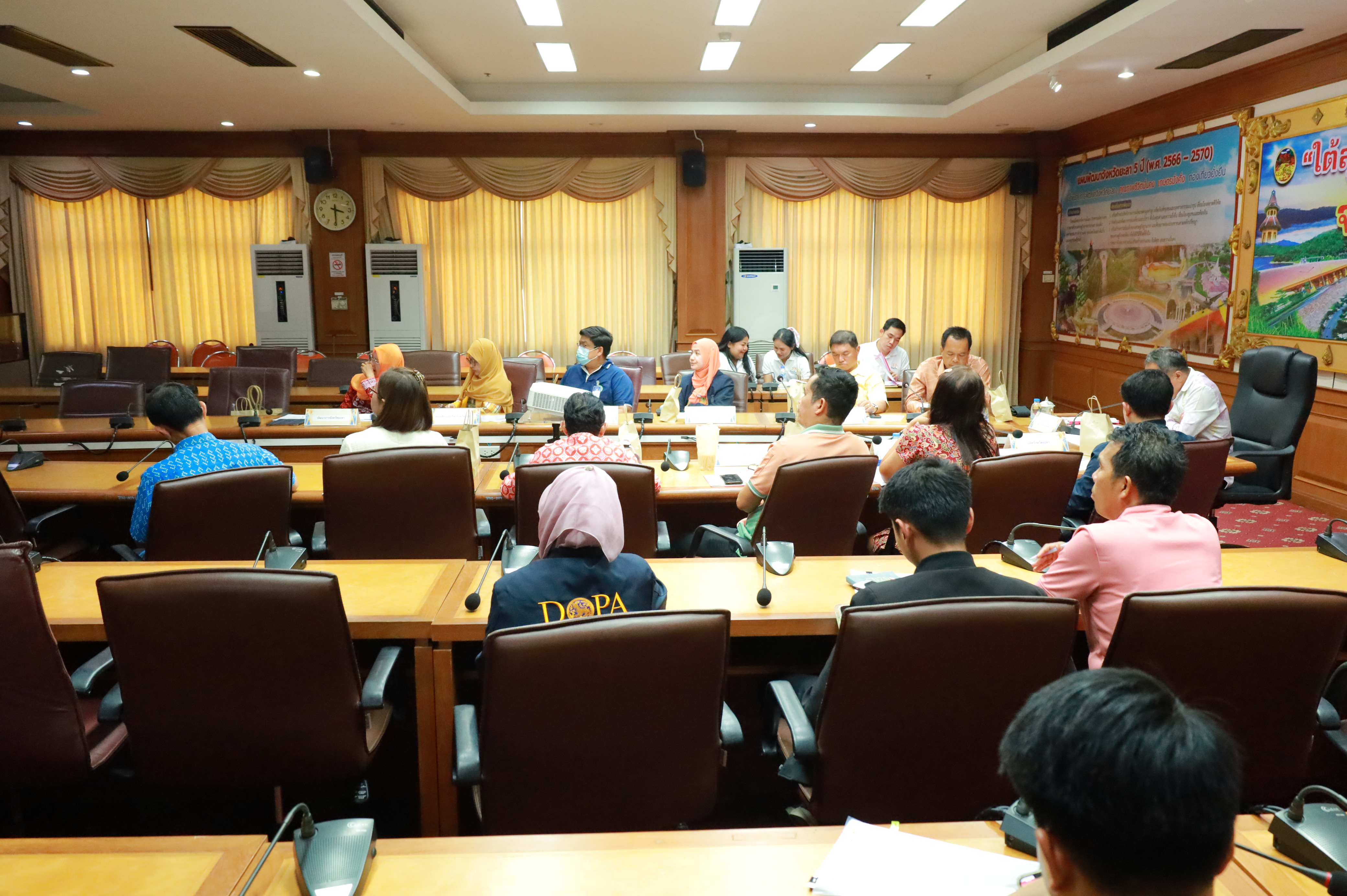 พช.ยะลา ร่วมประชุมคณะกรรมการอำนวยการโครงการรัฐสภาพบประชาชนจังหวัดยะลา สภาผู้แทนราษฎร