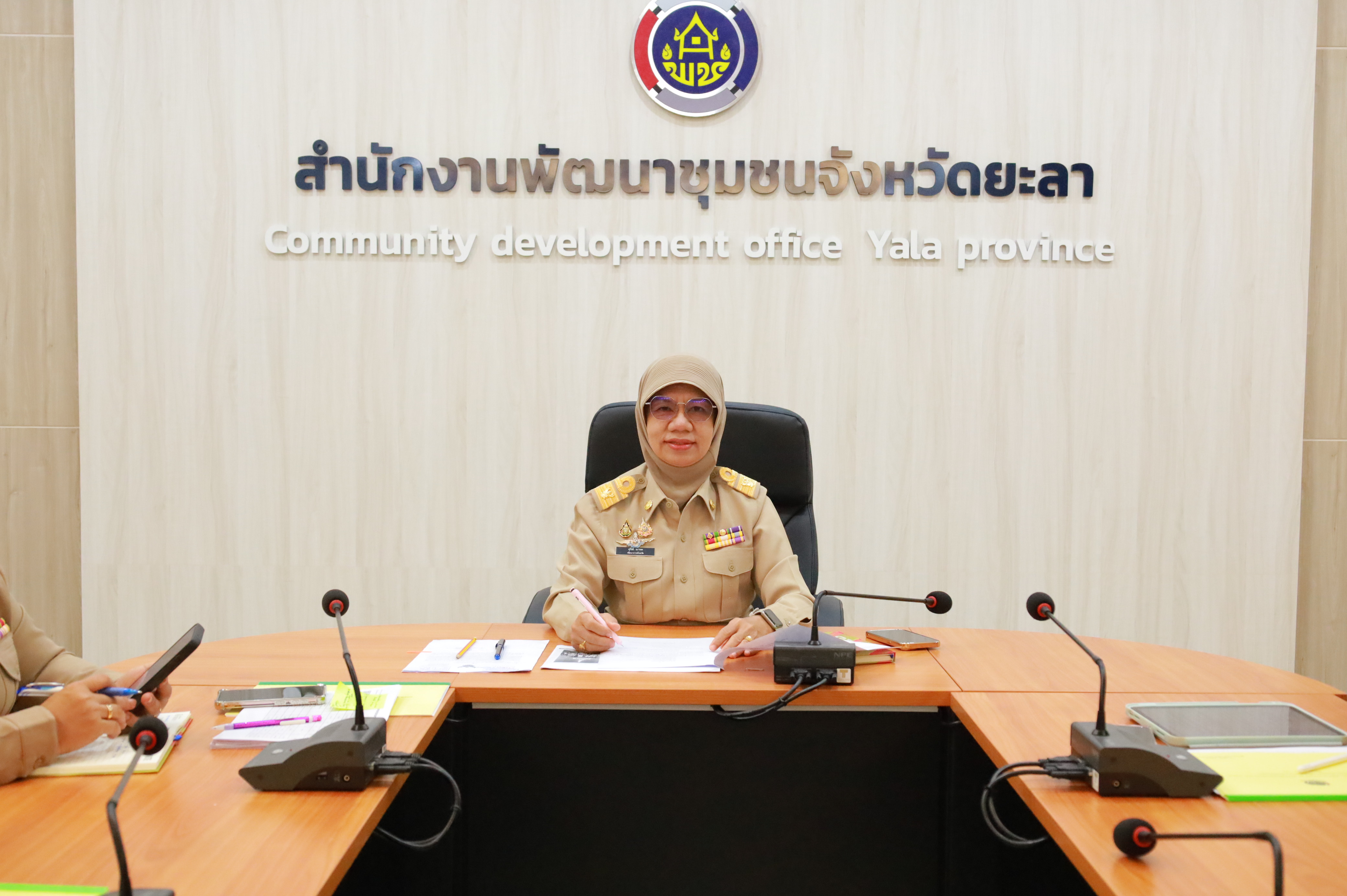 พช.ยะลา ประชุมเตรียมความพร้อมการจัดกิจกรรมงานสมโภชศาลหลักเมืองและงานกาชาด ครั้งที่ 63 ประจำปี 2568