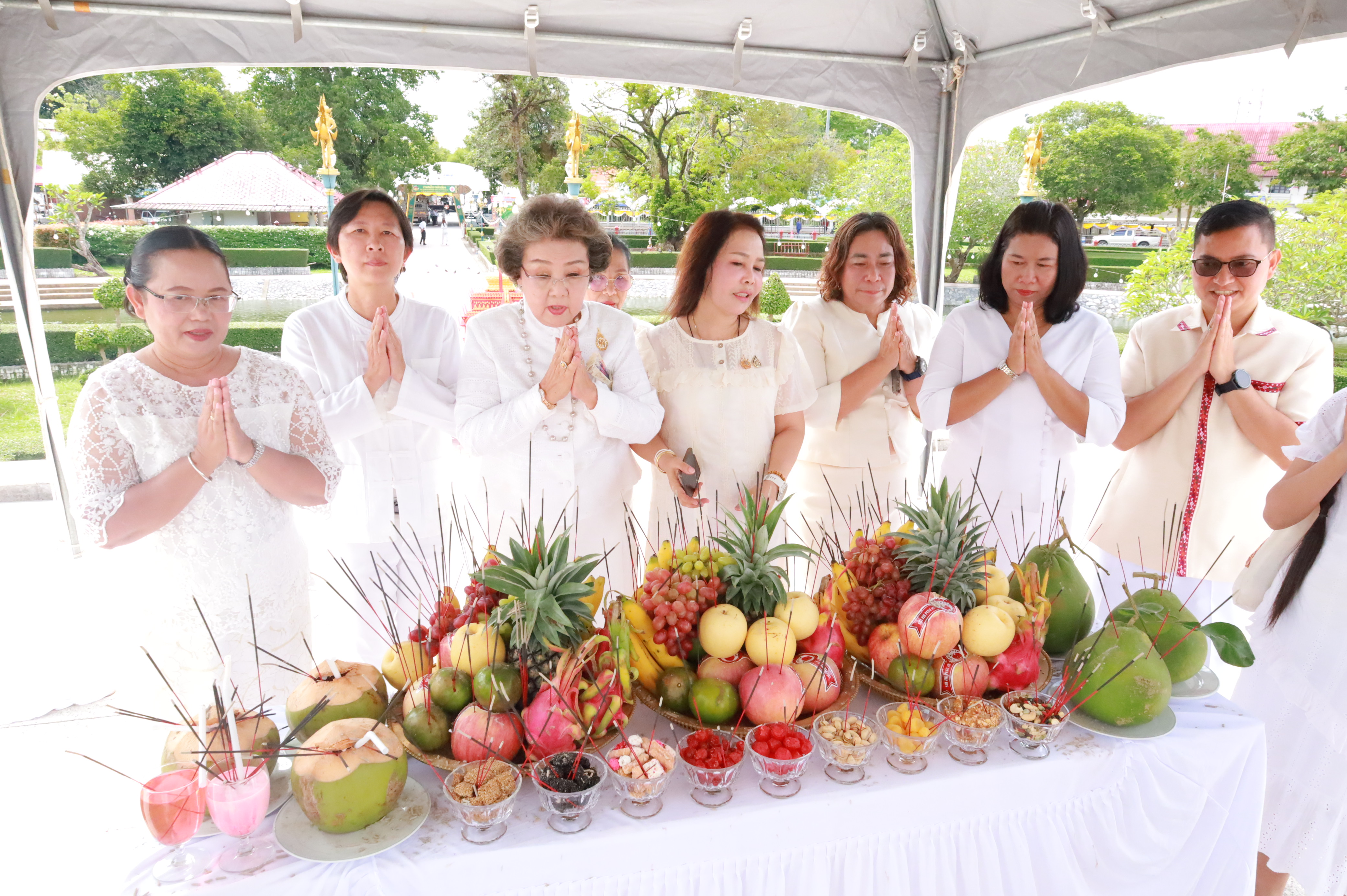พช.ยะลา ร่วมพิธีอัญเชิญหลักเมืองจำลอง ประดิษฐานที่ศาลหลักเมืองยะลา