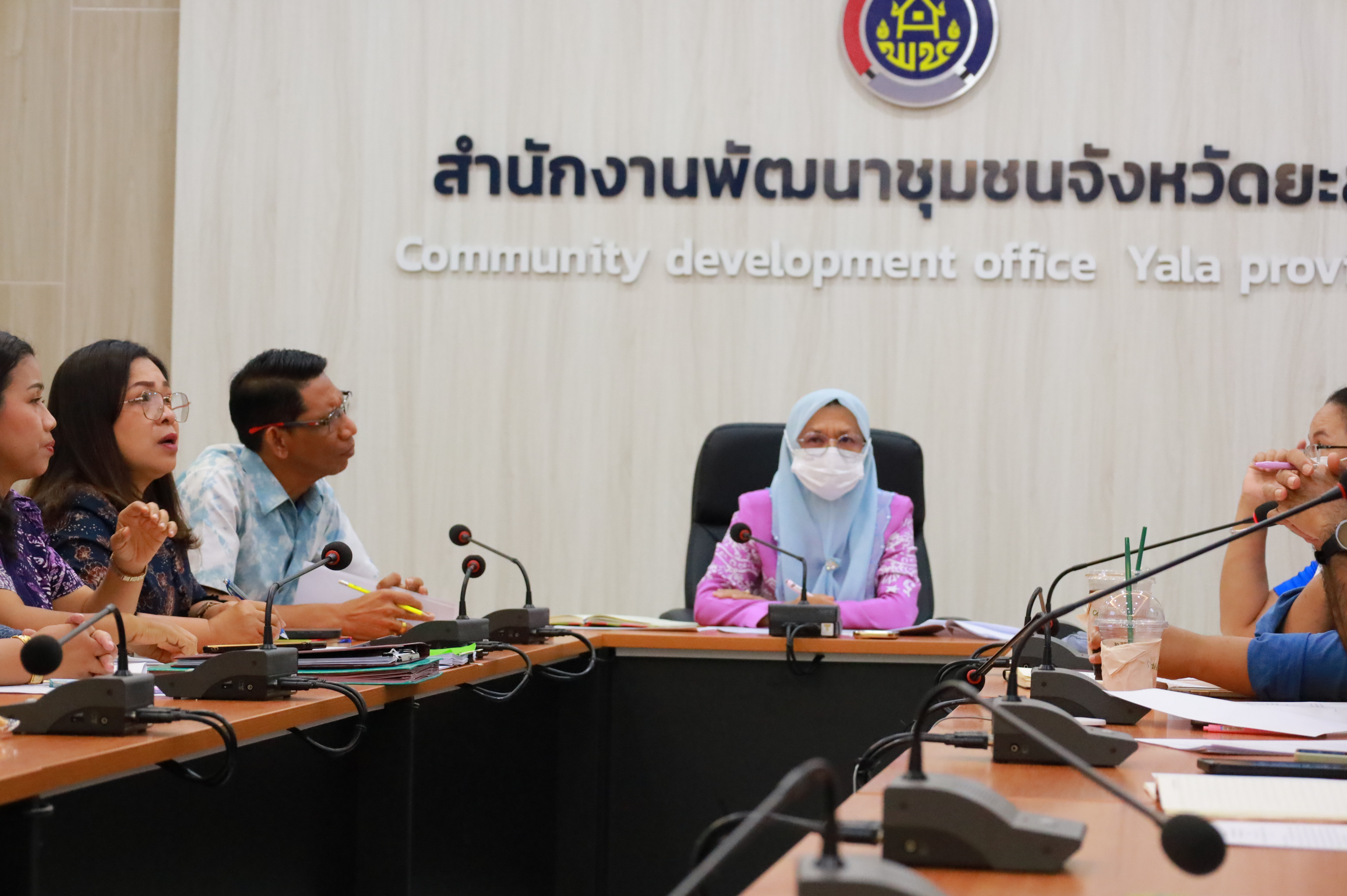พช.ยะลา ประชุมการเตรียมความพร้อมการจัดกิจกรรมเดินแบบผ้าไทยการกุศล “ผ้าไทยใส่ให้สนุก จังหวัดยะลา” (คณะทำงานที่ 3-7) 
