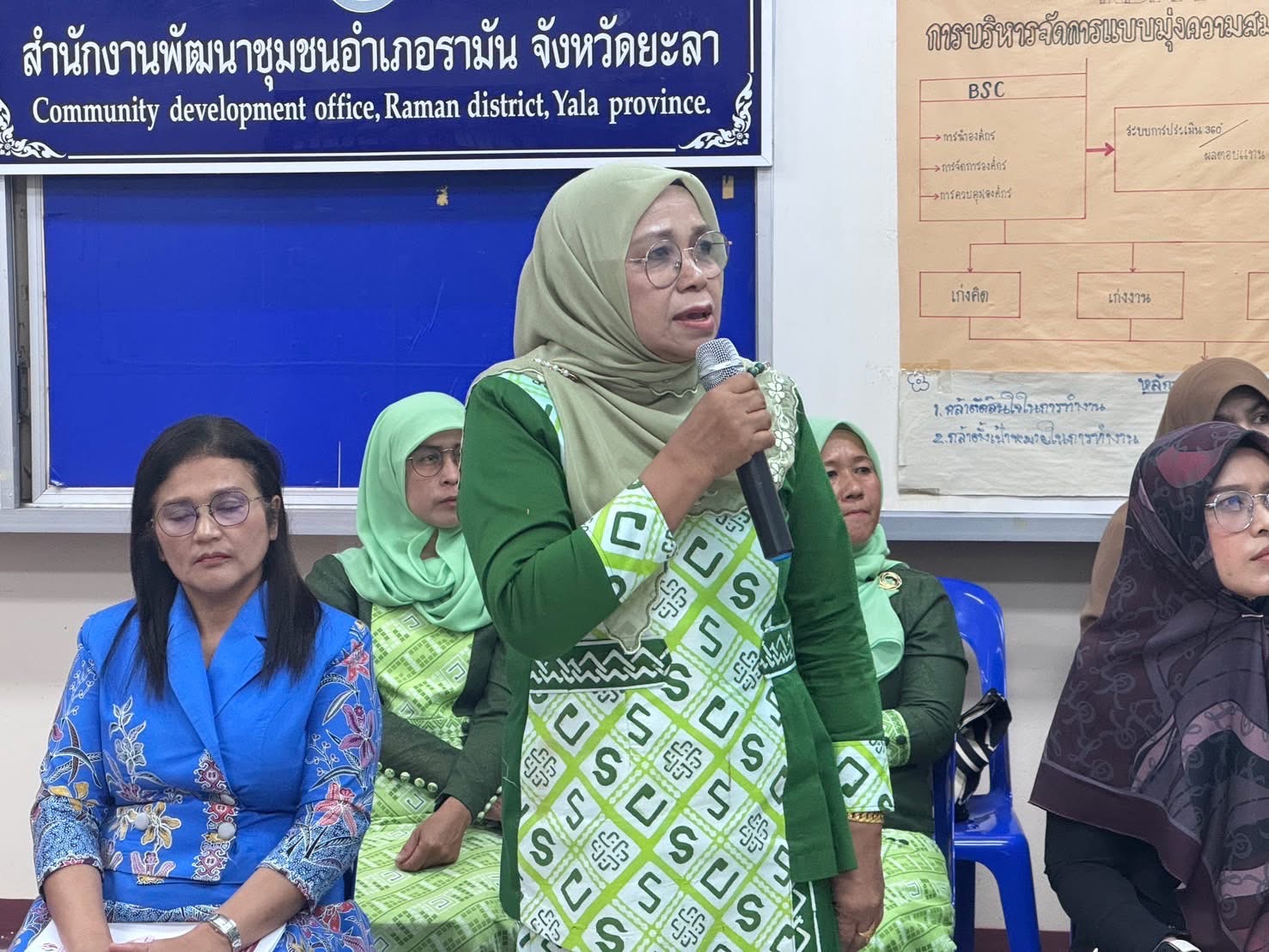 พช.ยะลา ลงพื้นที่คัดสรรกิจกรรมพัฒนาชุมชนดีเด่น (รอบกลั่นกรอง) ประจำปีงบประมาณ พ.ศ 2568
