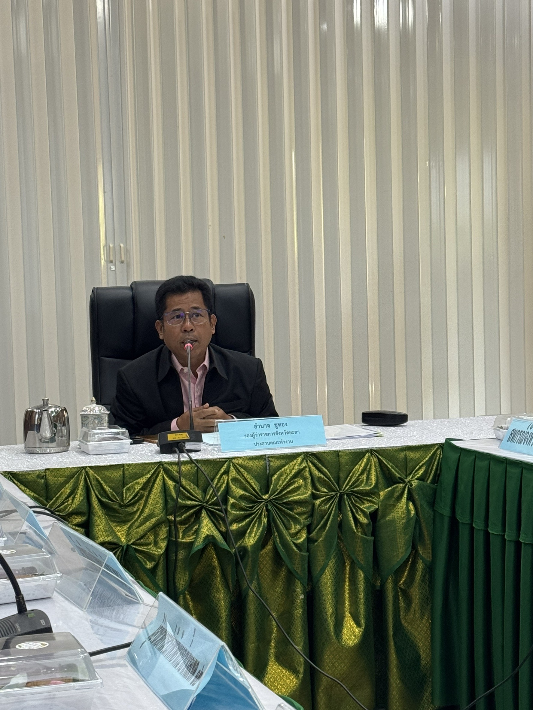 พช.ยะลา ร่วมประชุมคณะทำงานด้านการส่งเสริมพัฒนาอาชีพและการตลาด ระดับจังหวัด ภายใต้โครงการจัดการที่ดินทำกินให้ชุมชนตามนโยบายรัฐบาล พ.ศ 2568