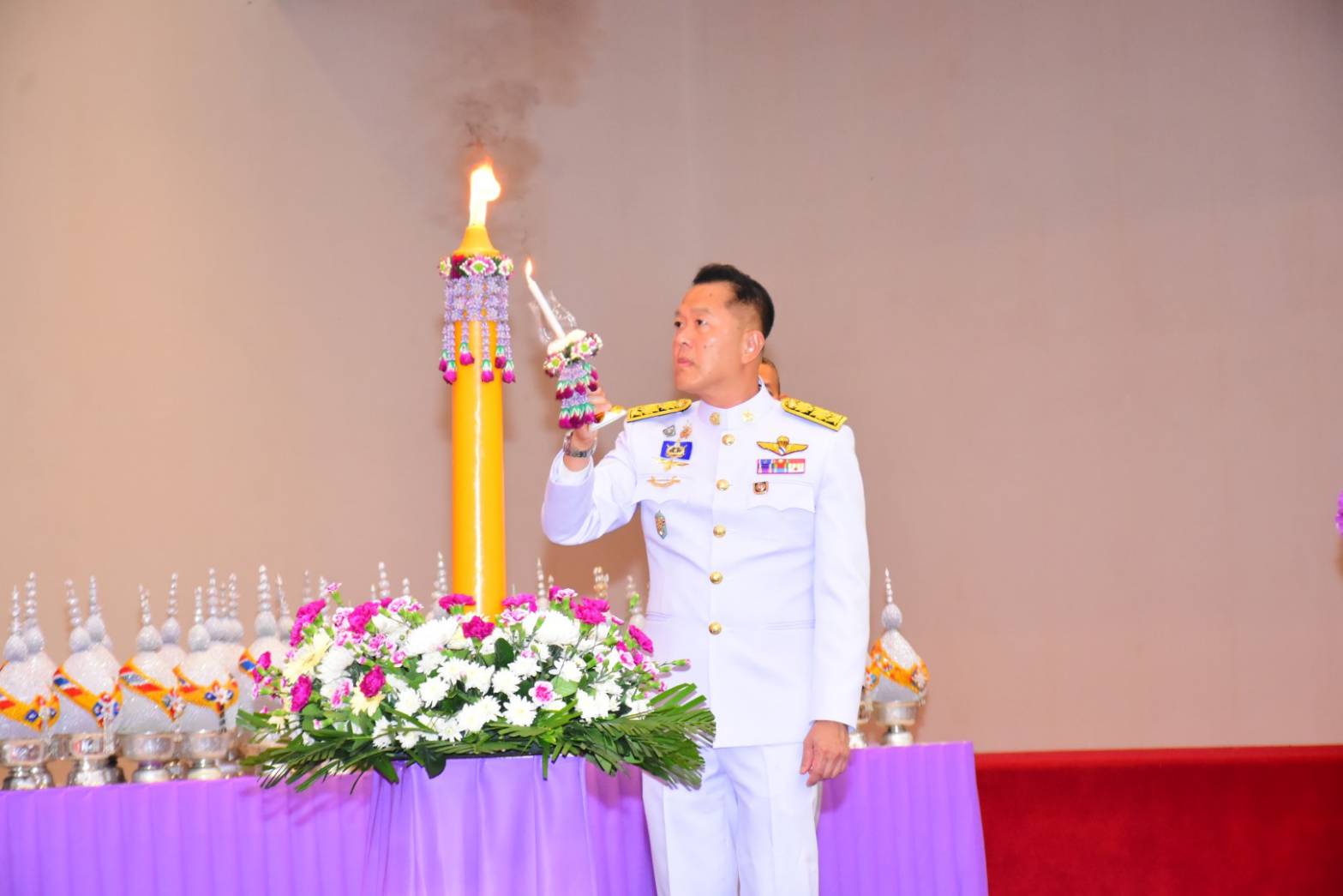 พช.ยะลา ร่วมพิธีถวายเครื่องราชสักการะและวางพานพุ่ม และพิธีจุดเทียนถวายพระพรชัยมงคล กิจกรรมเฉลิมพระเกียรติสมเด็จพระนางเจ้าฯ พระบรมราชินี เนื่องในโอกาสวันเฉลิมพระชนมพรรษา 3 มิถุนายน 2568