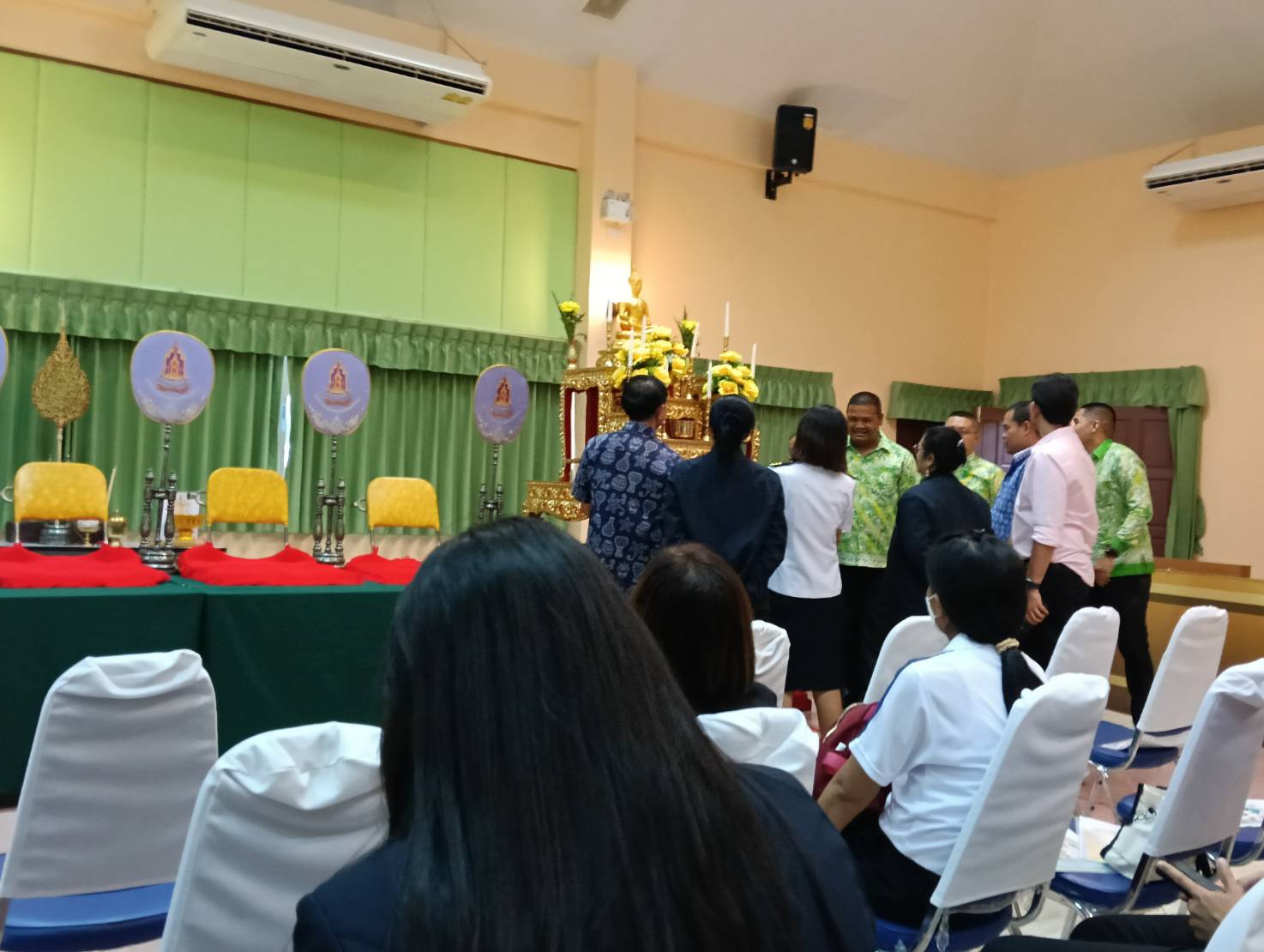 พช.ยะลา ร่วมโครงการส่งเสริมสนับสนุนการอนุรักษ์ฟื้นฟูขนบธรรมเนียมประเพณีวัฒนธรรมท้องถิ่นและมรดกภูมิปัญญาจังหวัดยะลา:กิจกรรมอบรมศาสนพิธีเบื้องต้น