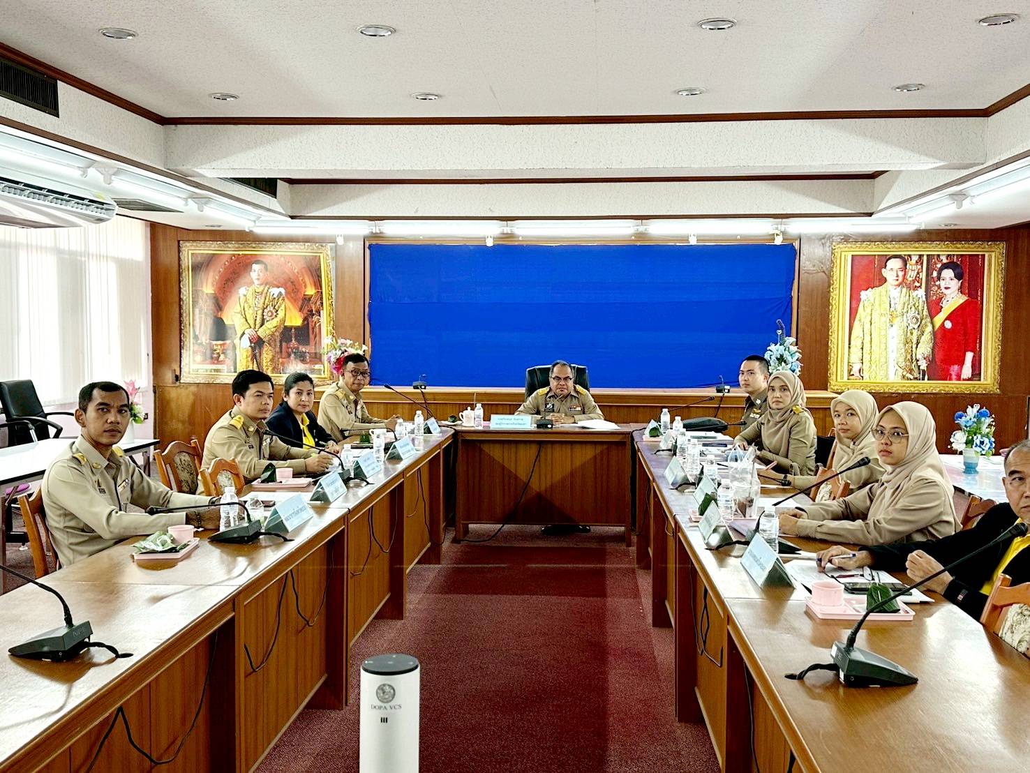 พช.ยะลา ร่วมประชุมศูนย์ปฏิบัติการติดตามเร่งรัดการบำบัดรักษา ฟื้นฟูสภาพทางสังคม ป้องกันและปราบปรามยาเสพติด ครั้งที่ 10/2568