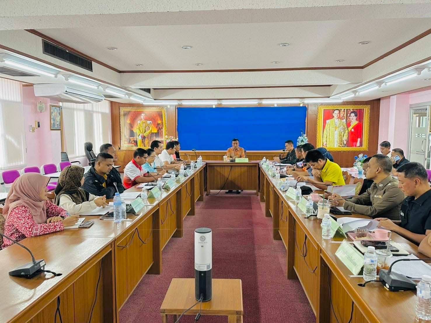 พช.ยะลา ร่วมประชุมติดตามผลการดำเนินงานพัฒนาและฟื้นฟูหมู่บ้าน/ชุมชนกองทุนแม่ของแผ่นดิน