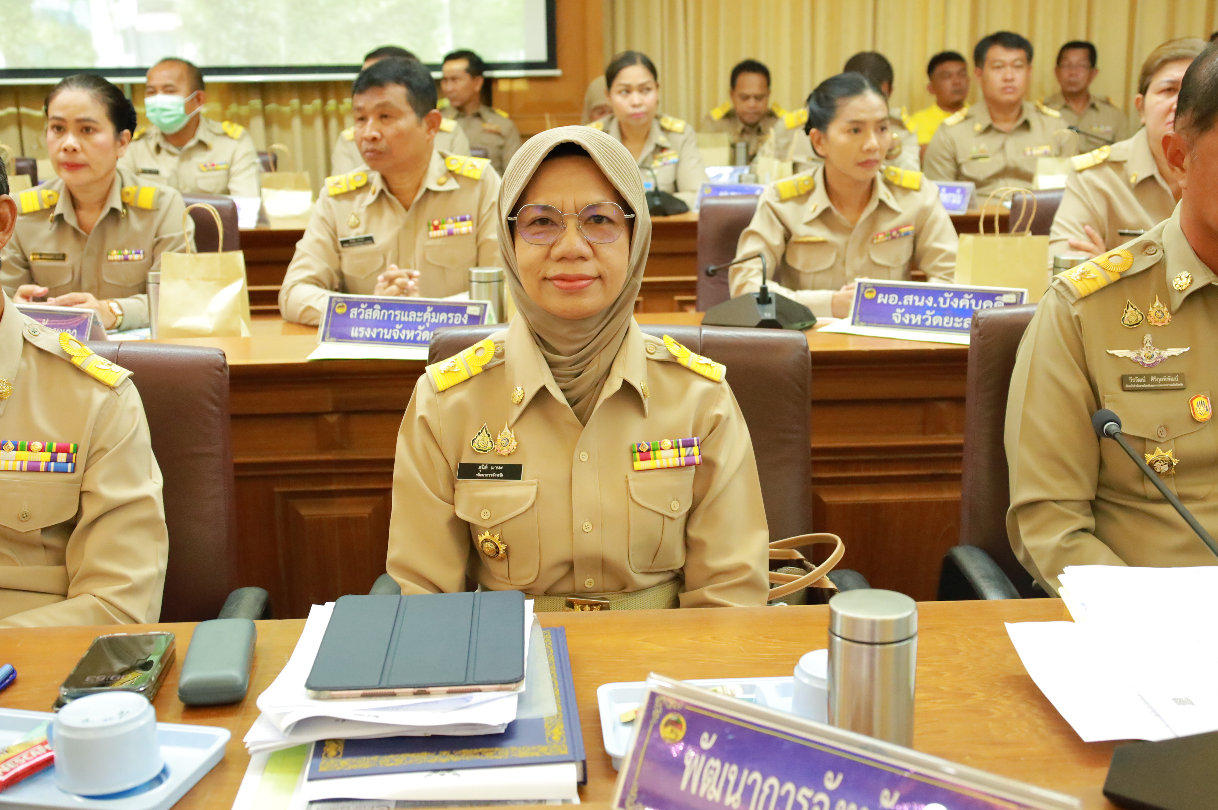 พช.ยะลา ร่วประชุมคณะกรมการจังหวัด หัวหน้าส่วนราชการ หัวหน้าหน่วยงาน/รัฐวิสาหกิจ ครั้งที่ 7/2568