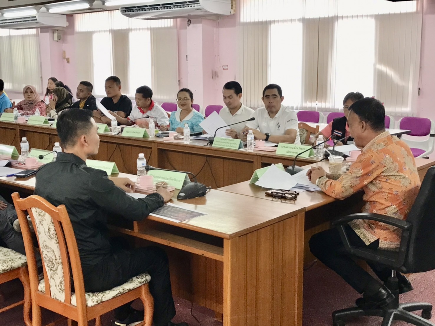 พช.ยะลา ร่วมประชุมติดตามผลการดำเนินงานพัฒนาและฟื้นฟูหมู่บ้าน/ชุมชนกองทุนแม่ของแผ่นดิน