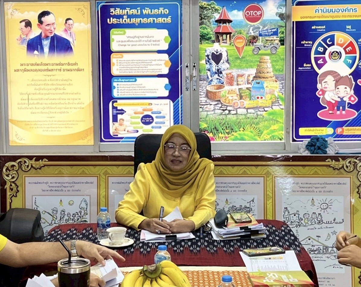 พช.ยะลา ลงพื้นที่นิเทศติดตามงานพัฒนาชุมชน ประจำเดือนกรกฎาคมปีงบประมาณ พ.ศ. 2568
