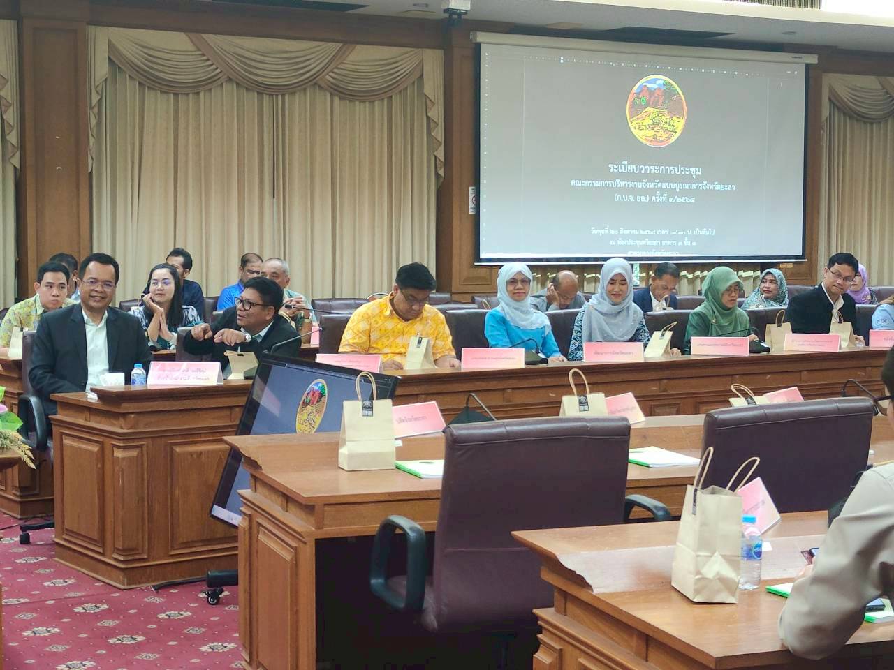 พช.ยะลา ร่วมประชุมคณะกรรมการบริหารงานจังหวัดแบบบูรณาการจังหวัดยะลา ครั้งที่ 3/2568