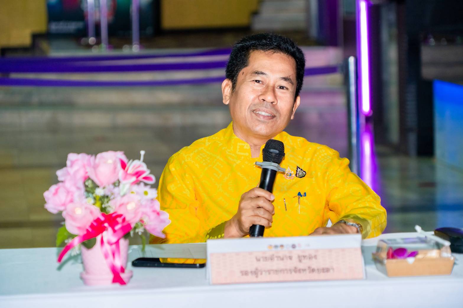 จังหวัดยะลา จัดกิจกรรมการประกวดผ้าลายพระราชทาน “ผ้าลายสิริราชพัสตราภรณ์” และงานหัตถกรรม ประจำปี 2568