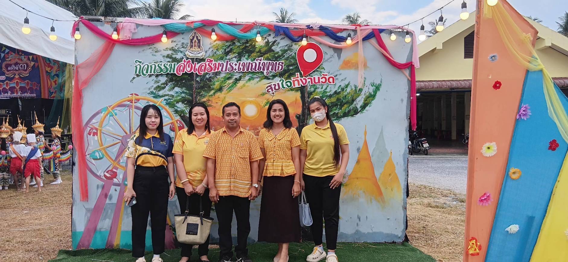 พช.ยะลา ร่วมพิธีเปิดกิจกรรมส่งเสริมประเพณีพุทธ “กิจกรรมงานวัด” ครังที่ 3