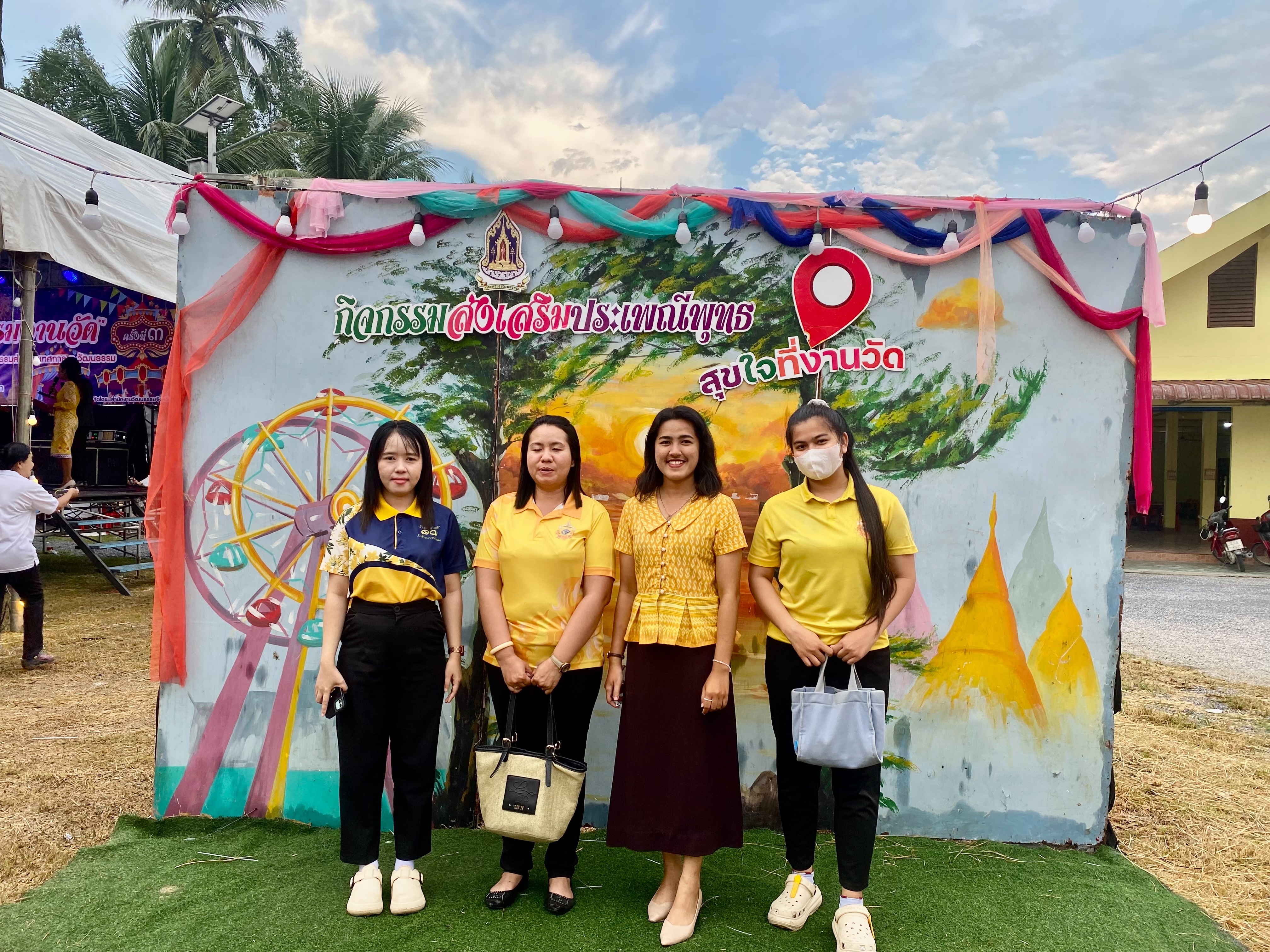 พช.ยะลา ร่วมพิธีเปิดกิจกรรมส่งเสริมประเพณีพุทธ “กิจกรรมงานวัด” ครังที่ 3